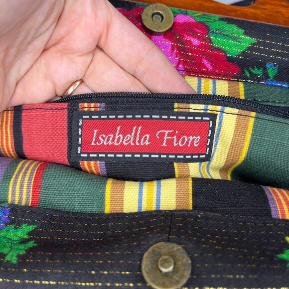 Isabella Fiore Virgin Mary Lady of Guadalupe Embroidered Beaded Bag Religious - Picture 12 of 12